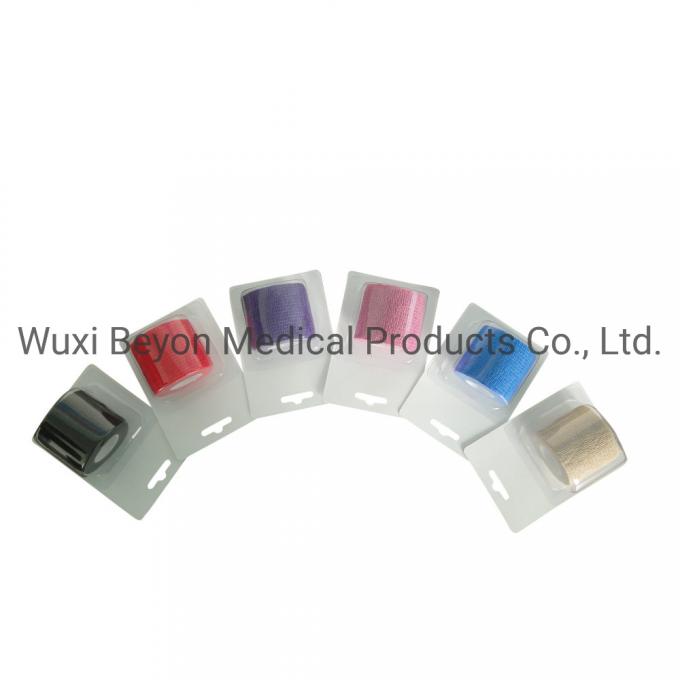 Blister Pack Cohesive Elastic Self-Adhesive Flexible Wrap Bandage